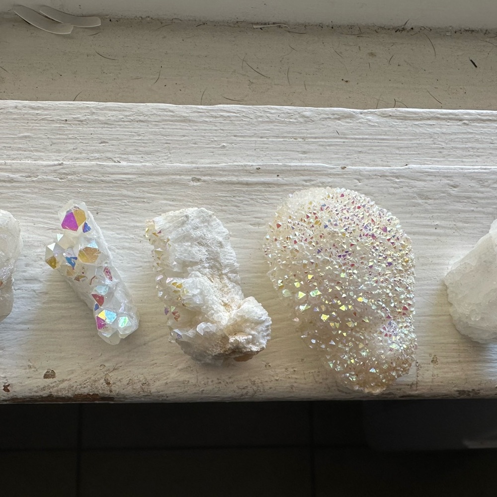 Iridescent Crystal Cluster Set